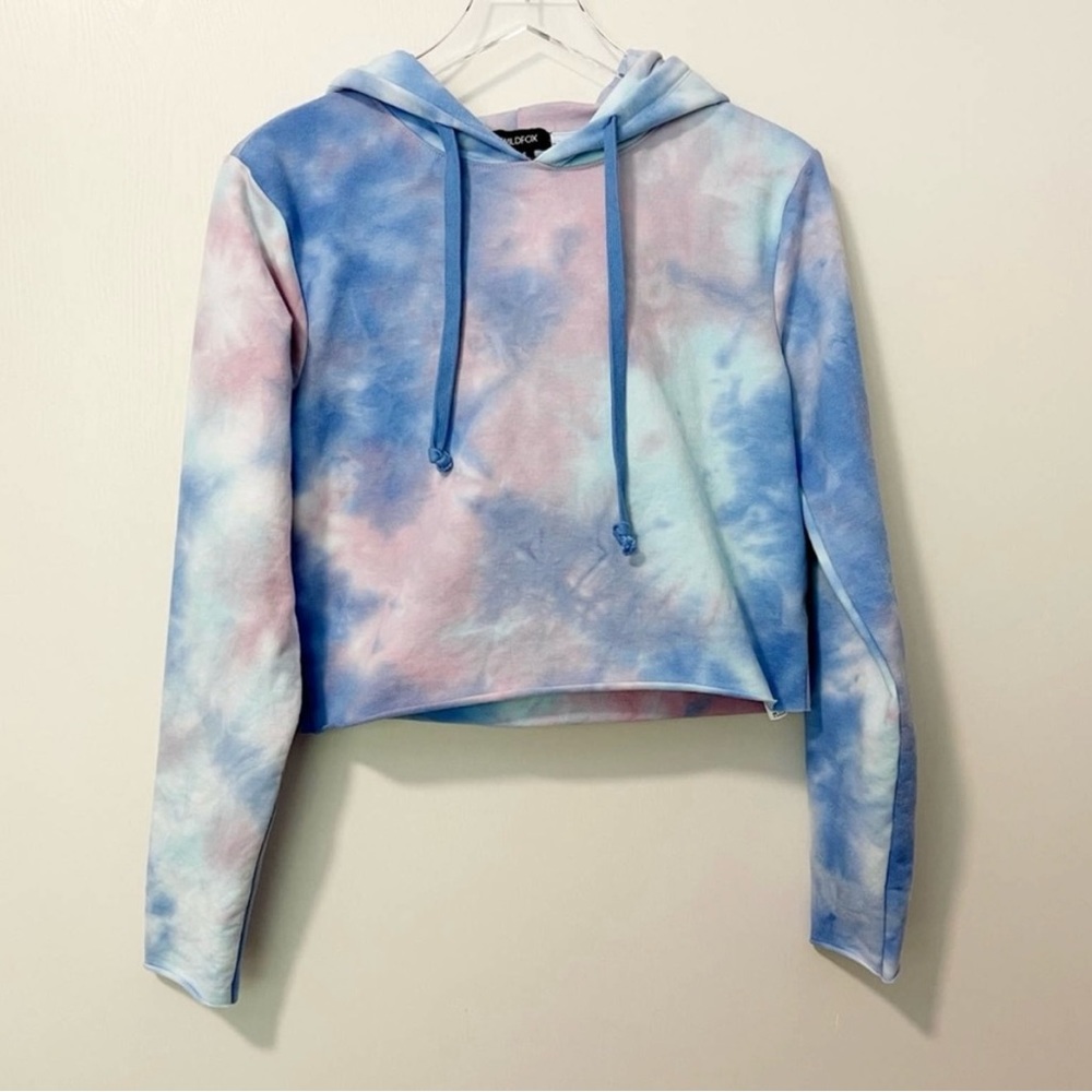 Wildfox NWT painted sky cropped hoodie